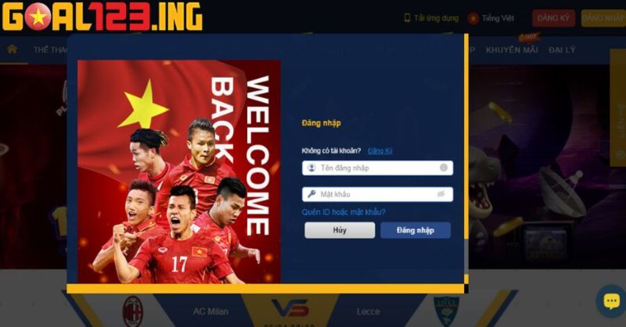 Hướng dẫn thao tác trên ứng dụng Goal123